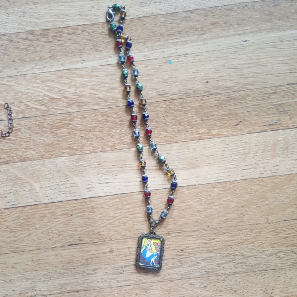 Custom made Alice in wonderland  nevklace